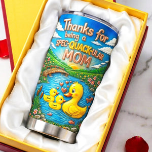 Spec-quack-ular Mom Tumbler - Personalized Gifts For Moms 03tyqn030326 - Tumbler Cup - GoDuckee