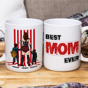 Supes Mom Coffee Mug - Personalized Gifts For Mom 03topu120425hg - Coffee Mug - GoDuckee