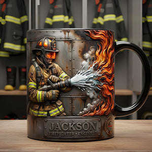 Firefighter Tribute Mug Personalized Gifts For Firefighter 02TODT041225 - Coffee Mug - GoDuckee