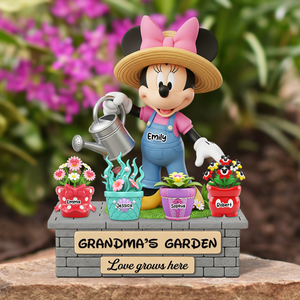 Grandma's Garden Acrylic Plaque - Personalized Gifts For Grandma 02napu020625 - Shaped Plaques - GoDuckee