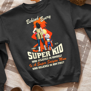 Personalized Gifts For Mom Shirt Behind Every Super Kid Who Believes In Himself 02OHHN140324HH - 2D Shirts - GoDuckee