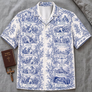 Jesus Cross Journey Hawaiian Shirt - Personalized Gifts For Christians 02hutn200726