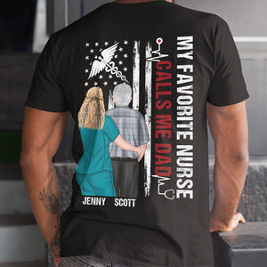 My Favorite Nurse Call Me Dad Personalized Shirt, Gift For Father's Day - Shirts - GoDuckee