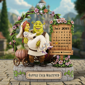 Happily Ever Acrylic Plaque - Personalized Gifts For Couple 01QHQN250625 - Shaped Plaques - GoDuckee