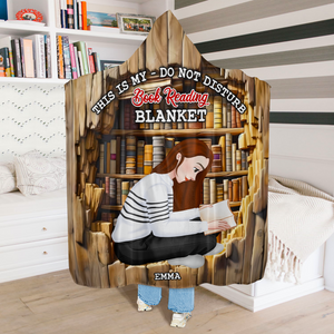 Personalized Gifts For Book Lover Blanket Hoodie 01tgpu271124hg - Blanket - GoDuckee