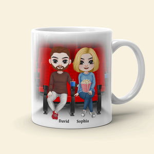 I'm So Happy You Popped Into My Life Personalized Coffee Mug Gift For Couple - Coffee Mug - GoDuckee