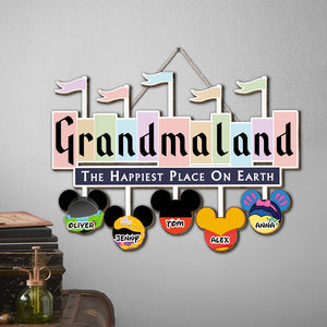 Personalized Gifts For Grandma Wood Sign 022qhtn160424 Mother's Day - Wood Signs - GoDuckee
