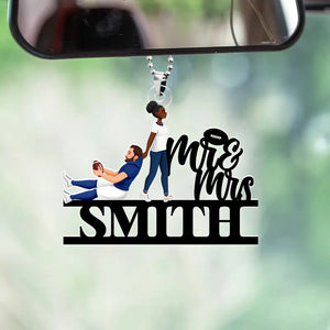Personalized Gifts For American Football Lover Car Ornament 01KADT090125PA - Ornament - GoDuckee