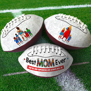 Personalized Gift For Mom American Football Mother's Day Super Mom 01ACHU030425PA - American Football - GoDuckee