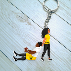 Personalized Gifts For American Football Lover Keychain 05QHHU110125PA - Keychains - GoDuckee