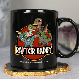 Dad Raptor Daddy 05huhu310523 Personalized Coffee Mug - Coffee Mug - GoDuckee