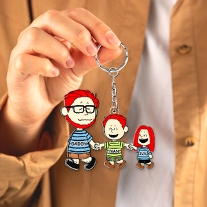 Personalized Gifts For Family Keychain 06QHHU150125HH - Keychains - GoDuckee