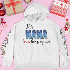 Family Penguins, Personalized Shirt, Christmas Gifts For Family - AOP Products - GoDuckee