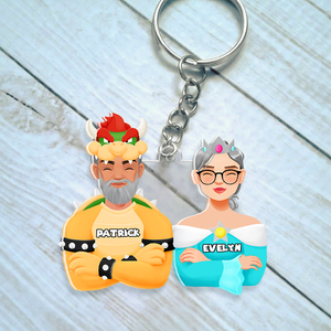 Personalized Gifts For Couple Keychain 032qhhu180125pa - Keychains - GoDuckee