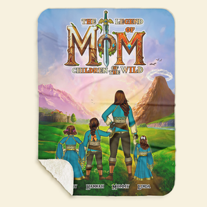 Personalized Gifts For Mom Blanket - The Legend Of Mom Mother's Day 05ACHU210325HG - Blanket - GoDuckee