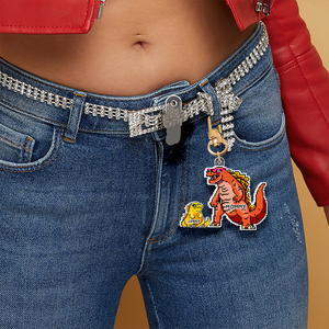 Personalized Gifts For Mom Keychain Power Monster 022QHHU060325 - Keychains - GoDuckee