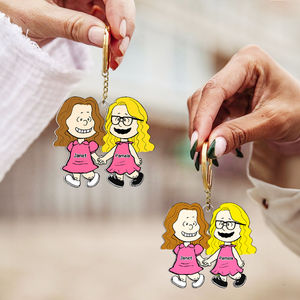 Personalized Gifts For Besties Keychain 05QHHU150124HH - Keychains - GoDuckee