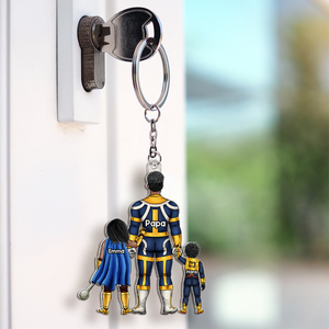 Energy Dad Acrylic Keychain - Personalized Gifts For Dad 03QHHU210525HG - Keychains - GoDuckee