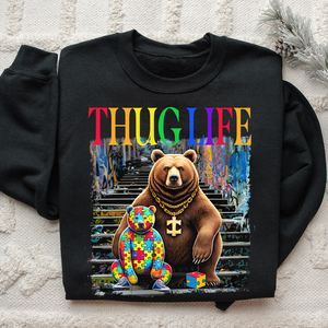 Gifts For Autism Shirt Thug Life 02ohpu070325 - Shirts - GoDuckee