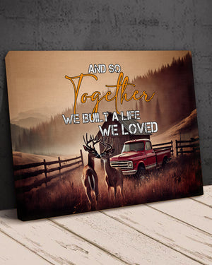 Gifts For Couple Canvas Print Deer Couple 03OHMH111224 - Poster & Canvas - GoDuckee