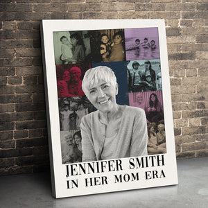 Custom Photo Gifts For Mom Canvas Print In Her Mom Era - Canvas Print - GoDuckee
