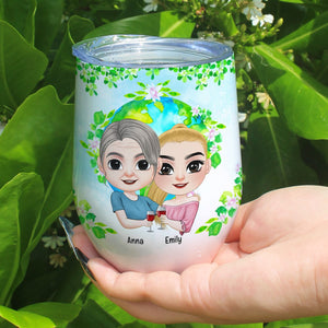 Mum You Are The Bestest Mum In The Whole Wide World-Personalized Wine Tumbler- Gift For Mom- Mom Wine Tumbler - Wine Tumbler - GoDuckee