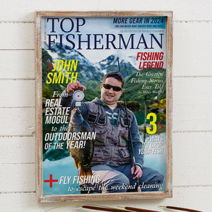 Custom Fishing Photo Canvas, Best Gifts For Fisherman, Fishing Gifts For Men, 03NAPO141223 - Poster & Canvas - GoDuckee