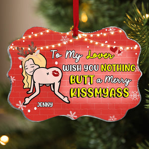 Couple, To My Lover, Personalized Acrylic Ornament, Christmas Gifts For Couple - Ornament - GoDuckee