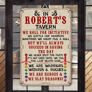 We'll Always Succeed In Saving The Day-Personalized Metal Wall Art-Gifts For Game Lovers- PW-PMTS- 04naqqn080723 - Metal Wall Art - GoDuckee