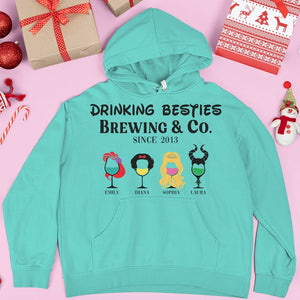 Drinking Besties-Personalized 3D AOP Shirt- Gift For Besties- Christmas Gift-3DAP-04qhqn021123dt - AOP Products - GoDuckee