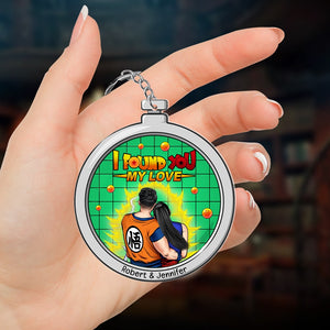 I Found You My Love-Personalized Keychain- Gift For Him/ Gift For Her- Couple Keychain- PW-KCH-011htqn270923hh - Keychains - GoDuckee