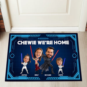 We're Home-Custom Photo Door Mat For Family-Family Doormat GO1DOR-01kaqn141223 - Doormat - GoDuckee