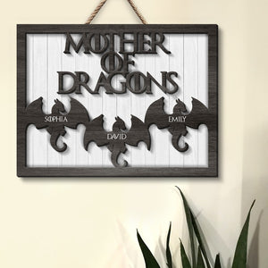 Mom- Personalized Wooden Art HAPYC - 2 Layers Wood Sign-Gift For Mom- Mom Wood Sign-01qhqn140423 - Wood Sign - GoDuckee