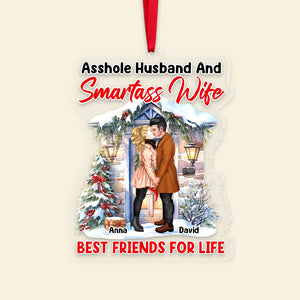 Best Friends For Life-Personalized Acrylic Ornament-04ohtn081123pa - Ornament - GoDuckee