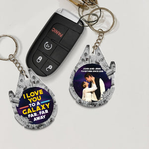 I Love You- Custom Photo Keychain PW-KCH-Gift For Galaxy Couple- 08qhqn151223hh - Keychains - GoDuckee