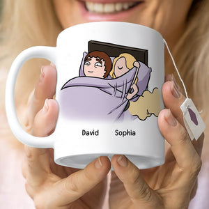 I Love You Even When You Fart Under The Blankets-Personalized Coffee Mug- Gift For Couple- Funny Couple Mug - Coffee Mug - GoDuckee