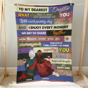 You May Be A Woman But You Will Always Be My Baby Girl-Personalized Blanket-02nalh301122tm - Blanket - GoDuckee