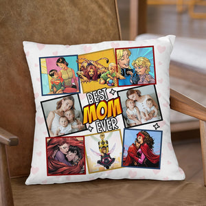 Best Mom Ever-Custom Photo Square Pillow-Gift For Mom-05dnqn070423 - Pillow - GoDuckee
