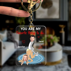Custom Photo Gifts For Couple Keychain You Are My Favorite 041ohqn290124 - Keychains - GoDuckee