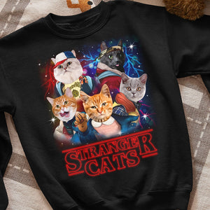 Personalized Gifts For Cat Lovers Bootleg Shirt Stranger Cats GRE2005 02toqn080124 - Shirts - GoDuckee