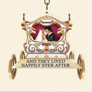 And They Lived Happily Ever After-Personalized Keychain- Couple Gift-PW-KCH-01qhpu201223pa - Keychains - GoDuckee