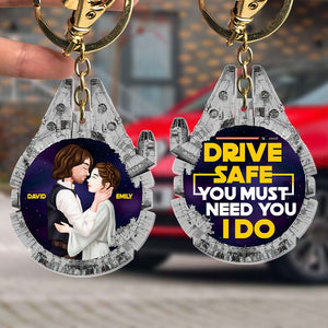 Personalized Gifts For Couple Keychain Drive Safe 05qhqn150224pa - Keychains - GoDuckee