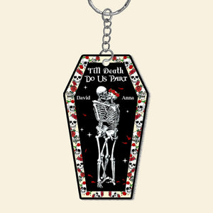 Couple, Till Death Do Us Part, Personalized Keychain, Gift For Couple, 01NATN240723 - Keychains - GoDuckee