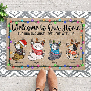 Welcome To Our Home-Personalized Door Mat GO1DOR-02naqn271023 - Doormat - GoDuckee