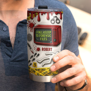 Crime Scene Tumbler, Personalized Gifts For True Crime Fans 03totn090825 - Tumbler Cup - GoDuckee