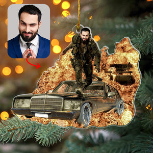 Action Movies-Custom Photo Acrylic Custom Shape Ornament-Christmas Gift - Ornament - GoDuckee