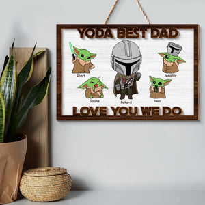 Personalized Gifts For Dad Wood Sign Love You We Do 04toqn050224 - Wood Signs - GoDuckee