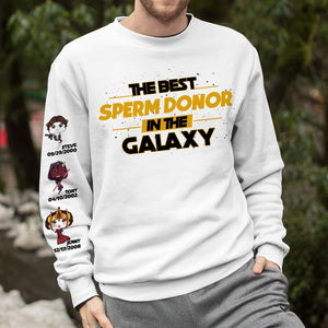 Father, The Best Sperm Donor, Personalized Shirt, Christmas Gifts For Dad, 02OHPO280923HA - AOP Products - GoDuckee