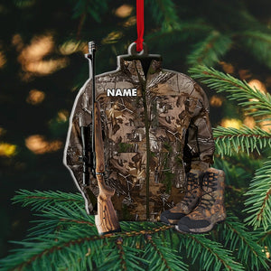 Hunting, Personalized Ornament, Christmas Gifts For Hunting Lovers - Ornament - GoDuckee