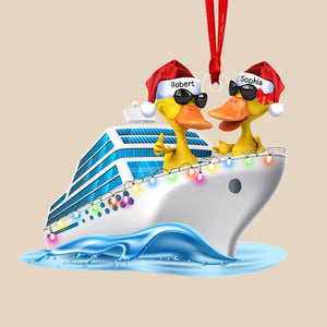 Cruising Duck-Personalized Ornament -PW-CSO-ACRYLIC-01qhqn300923 - Ornament - GoDuckee